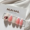 MunNail Lovely Pink Nail Tips - Lipstick / MunNail 러블리핑크