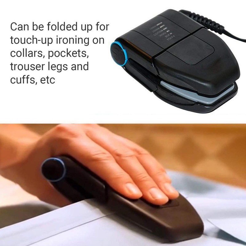 Portable Electric Mini Iron Dry Iron Folding Iron Wrinkle Remover
