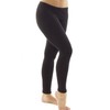 Silky Footless Spandex Ballet Dance Tights in Black, Childrens, Age