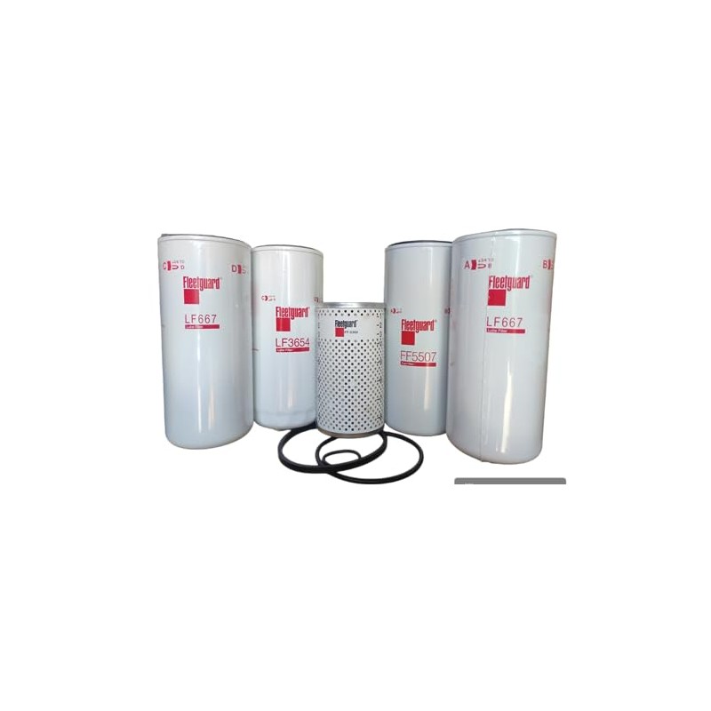 Filter Kit for Volvo D13 Oil Change Replace 20972293, 21707133,