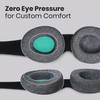 Manta Sleep Mask - 100% Light Blocking, Adjustable Sleeping Mask