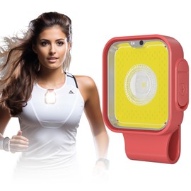 Yls Running Light, Rechargeable Clip on Running Lights for Runners, 12 Lighting Modes High Visibility Reflective Running Gear with Strong Magnetic, Dog Lights for Night Walking, Camping, Outdoor Adv