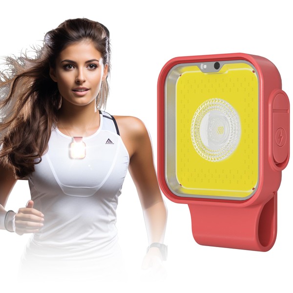 Yls Running Light, Rechargeable Clip on Running Lights for Runners,