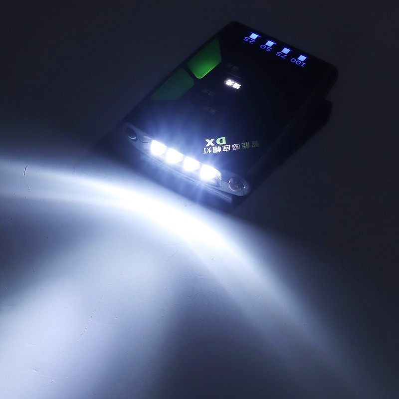 Smart Induction LED Clip On Cap Light USB Rechargeable Headlamp