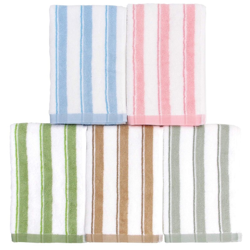 Hayashi FI7005-3P01 Face Towels, Set of 3, Approx. 13.4 x