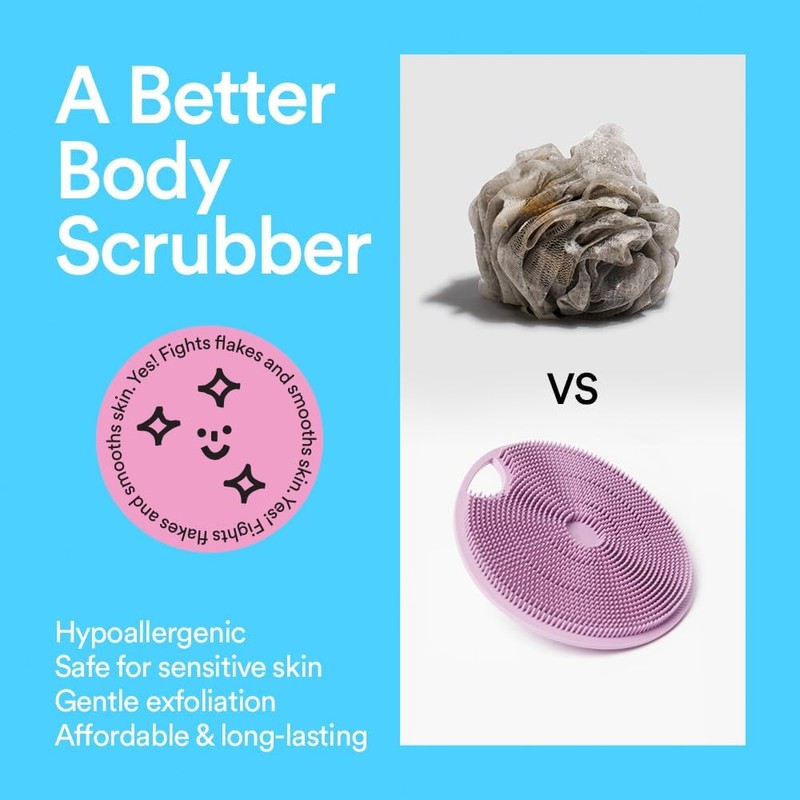 Depurador Corporal Exfoliante con Asa Body Scrubber