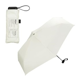 Wpc. UX010-001-002 Compact Folding Umbrella, For Rain or Shine, 21.7 inches (55 cm), Large, Men's, Women's, Simple, Small, Commuting to Work or School, Stylish, Solid, Nuance Color