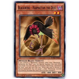 Yu-Gi-Oh! - Blackwing - Harmattan the Dust (BOSH-EN014) - Breakers of Shadow - 1st Edition - Common