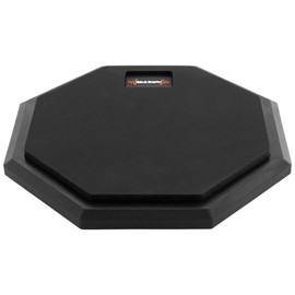 World Rhythm 8" Drum Practice Pad - 8 inch Single Sided Silent Drum Pad for Beginners with Carry Bag