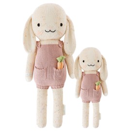 cuddle + kind Harper The Bunny Doll - Lovingly Handcrafted Dolls for Nursery Decor, Fair Trade Heirloom Quality Stuffed Animals for Girls & Boys, 1 Doll = 10 Meals