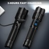 Rechargeable Led Flashlights High Lumens, 990000 LM Super Bright Flashlight