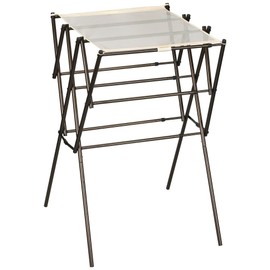 Household Essentials 5175 Collapsible Expandable Metal Clothes Drying Rack, Antique Bronze