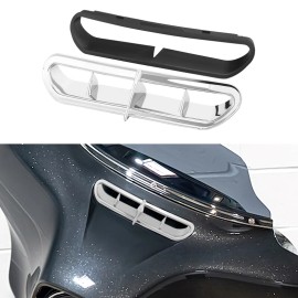 TCMT Chrome Fairing Vent Accent Fit For Harley Davidson Electra Street Glide 14-24 22