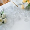 CHUQING Table Runner Silver Glitter 70 cm x 3 m