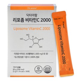 Dr. Aram liposome vitamin C 2000 powder stick, 4 pieces, 90g / 닥터아람 리포좀 비타민C 2000 분말 스틱, 4개, 90g