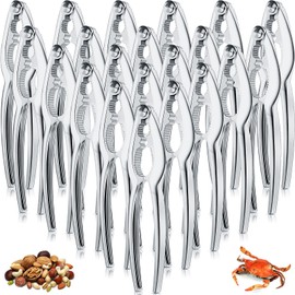 Therwen 50 Pack Nut Crackers Bulk Heavy Duty Nut Seafood Crab Leg Claw Crackers Opener Tool for Nuts Walnuts Shellfish Home Restaurant Kitchen Crumbled Tools