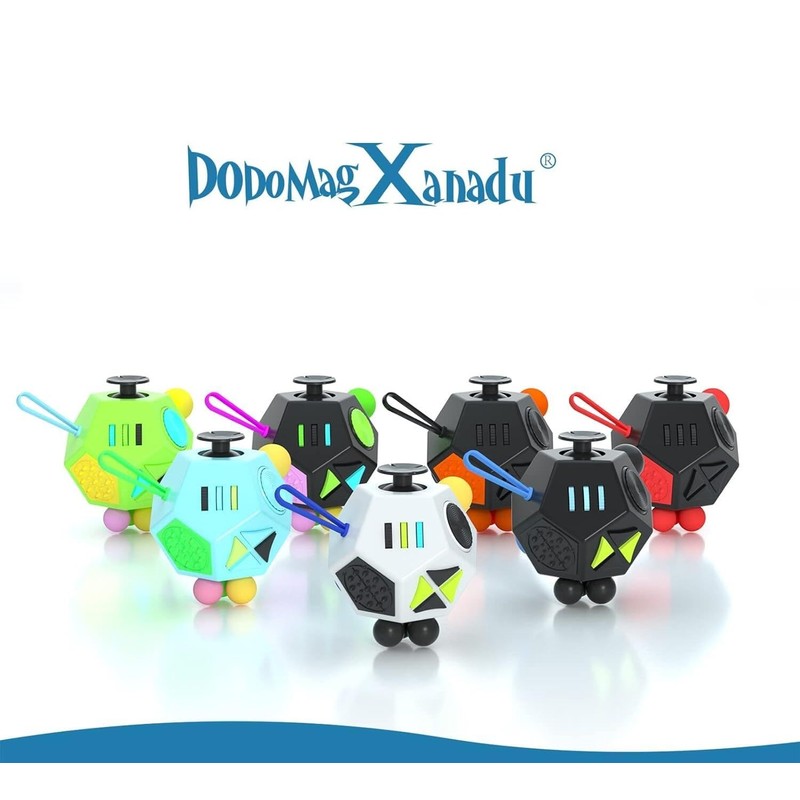 Fidget Dodecagon –12-Side Fidget Toys Cube Relieves Stress and Anxiety