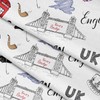 Xtremepads London City Doodles Elements Pattern Pattern - Rectangle Oblong
