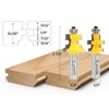 Yonico Tongue and Groove Router Bits Set Flooring 2 Bit