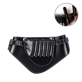 Yosoo Etuis aus PU-Leder, Utensilientasche für Schere und Accessoires für Profi-Friseure und Barbiere, Scherenetui