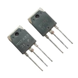 Bridgold 2pcs (1pcs MP1620+1pcs MN2488) PNP NPN Darlington Sounds Power Transistor 150V 10A 15W,TO-3PN.