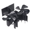 Wood Stove Fan Heat Powered 8 Blades Stove Fan Self