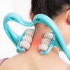 New 6-Ball Rolling Acupressure Massager for Neck & Shoulders Acupressure 6ea