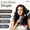 Curlee Hair Dryer Brush 1200 Watts 6 in 1 Hair Accessories Blow Dryer Automatic Curling Iron with Storage Box in Black for Curl Enhancing Hair Smoothing Volumizing Styling - by Curlee