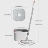 KZKR Spin Mop and Bucket System with Dual Compartment Mop