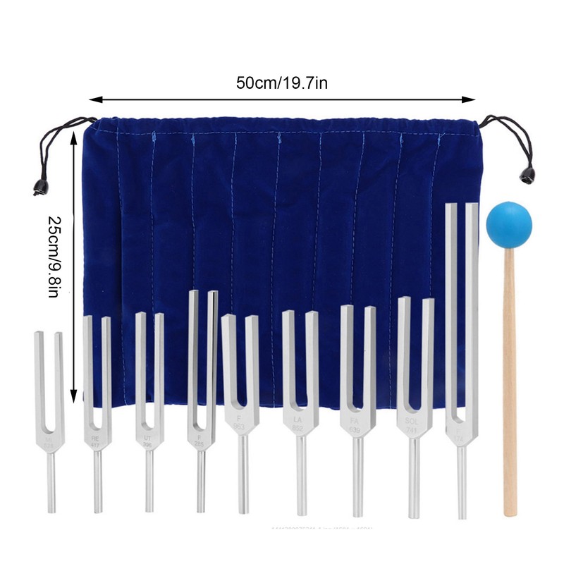 9pcs 174/ 285/ 396/ 417/ 528/ 639/ 741/ 852/ 963HZ