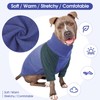 OUOBOB Dog Coat Turtleneck Stretchy Dog Sweater, Soft Dog Cold