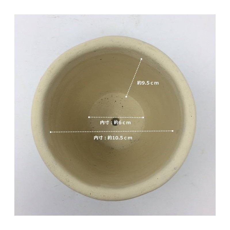 SOW Relief Planter Pot CCGH (Dot Line Blue (05))