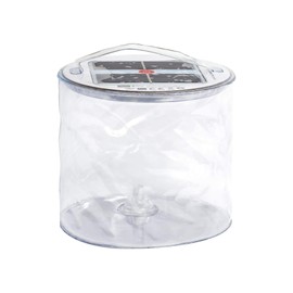 Save-E Lantern, LED Solar Lantern Inflatable and Waterproof (IPX7) - Outdoor, Camping Light, Tent Lamp, Hanging Lamp, Emergency Light and Pool [Energy Class A], Clear