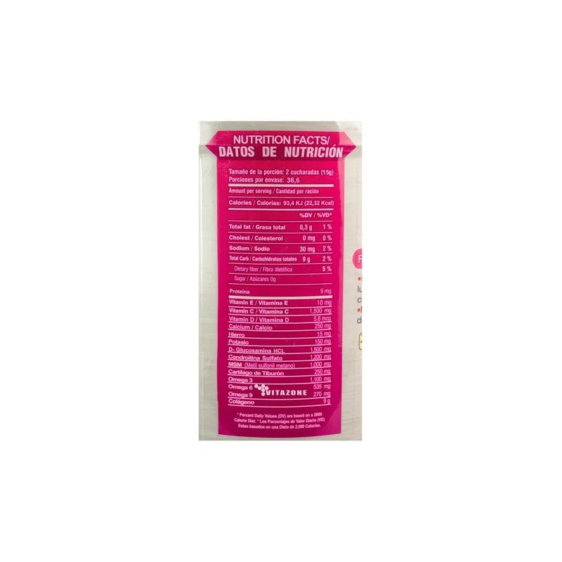 Colágeno Extra Coenzima Q10 Omegas 1.1 Kg Natural Sanabi