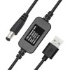 Aurorapath USB to DC Boost Converter Cable, USB 5V to
