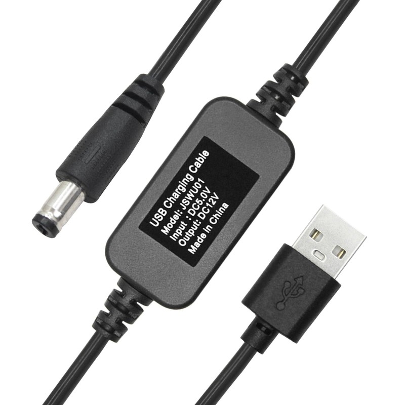 Aurorapath USB to DC Boost Converter Cable, USB 5V to