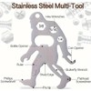 Chickencows 1 pc Stainless Steel Sasquatch Multi-Tool, Big Foot Multi-Tool,
