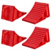 Wheel Chocks for Trailers, 4 Pack Hard Plastic RV Wheel