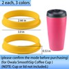 6 pcs ubber Seal Replacement for Owala SmoothSip Insulated Tumbler,Seal