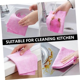 COLLBATH 24Pcs Coconut Shell Kitchen Cleaning Cloths Multi Functional Absorbent Microfiber Dish Towels Quick Dry for Efficient Dish Washing and Kitchen Cleanup