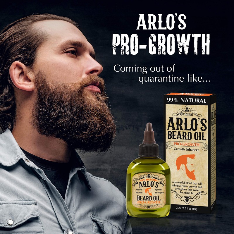 Arlo's Pro Growth Beard Oil - Vanilla Sandalwood 2.5 oz.