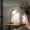 Desk Lamps for Home Office,Small LED Reading Lamp,5000K Eye-Care Desk