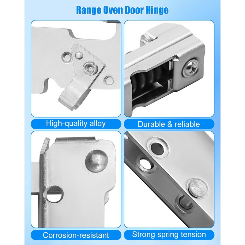 Upgrade Oven Door Hinge Compatible with Frigidaire Kenmore and Sears