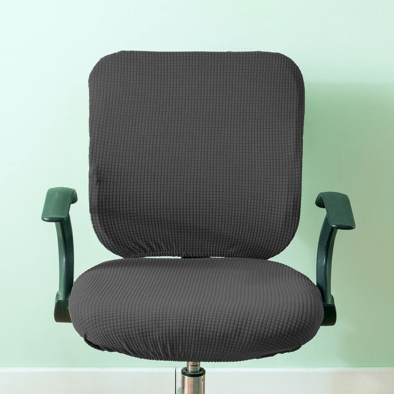 Fenteer Stretch Office Covers Seat Cover Slipcover Desk Seat Cushion