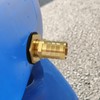 Tank Feed-Through with Spout, Brass Water Butt Feed-Through 3/4 Inch