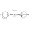 Equine Smile ES0097 ErgoBit Olive Head Bit Double Broken Stainless