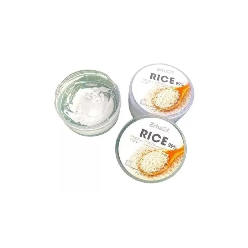 Erha21 Gel Aloe Vera Ó Arroz Hidratante/suavizante Anti Acné 2