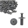 Trou Gris En Plastique Rivets Fixation Push Clips for Voiture