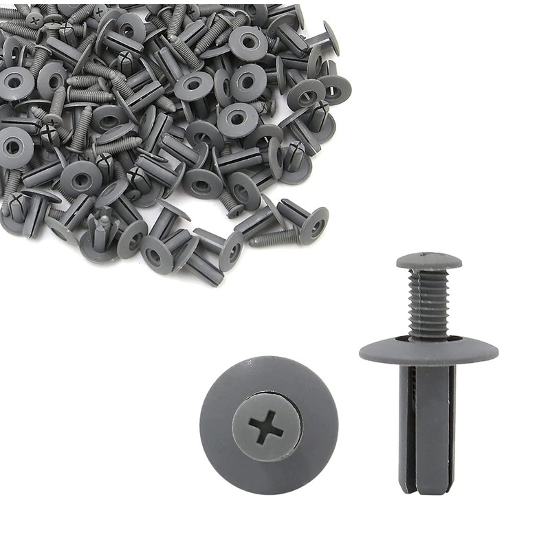 Trou Gris En Plastique Rivets Fixation Push Clips for Voiture