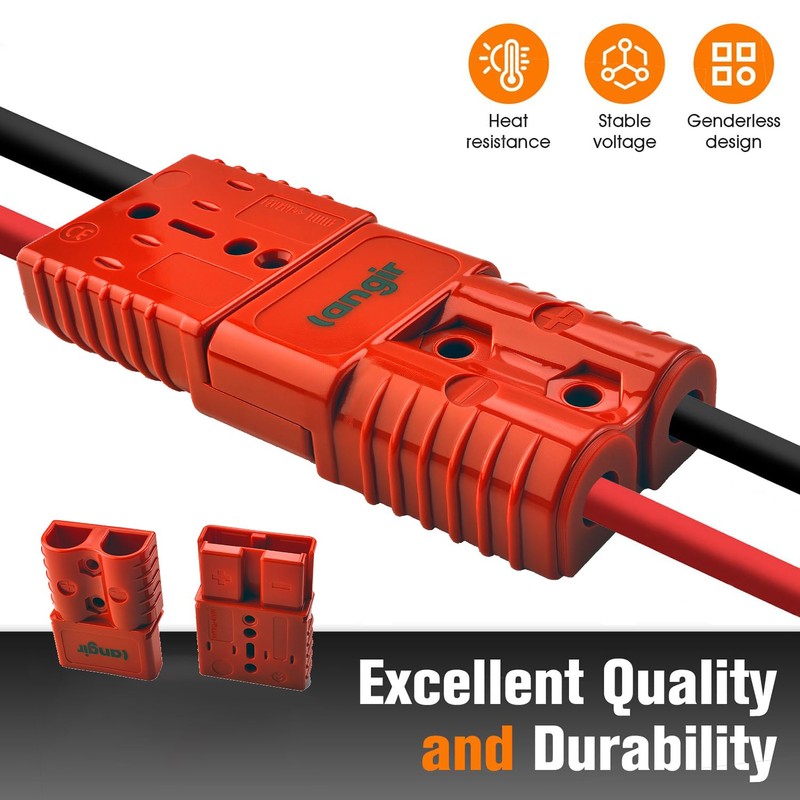 2 Pack 175AMP Battery Quick Connect Disconnect Kit - 1/0
